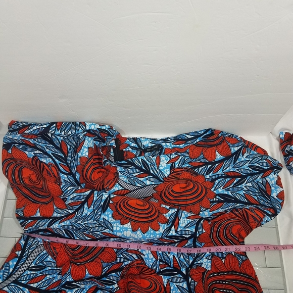 Fayo Ofuure African Print Dress 3XL New - Picture 10 of 16